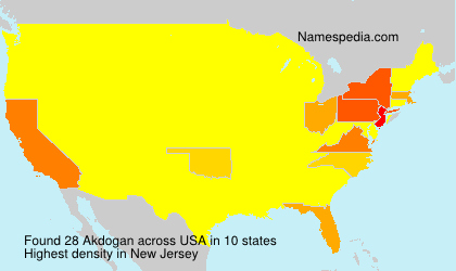 Surname Akdogan in USA Surname Akdogan in USA