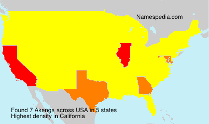 Surname Akenga in USA Surname Akenga in USA