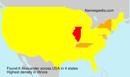 Surname Akexander in USA Surname Akexander in USA