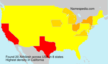 Surname Akhilesh in USA Surname Akhilesh in USA