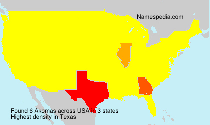 Surname Akomas in USA Surname Akomas in USA