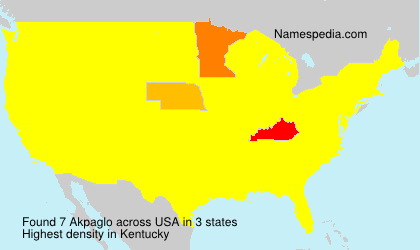 Surname Akpaglo in USA Surname Akpaglo in USA