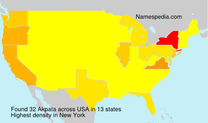 Surname Akpata in USA Surname Akpata in USA