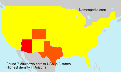 Surname Akwaowo in USA Surname Akwaowo in USA