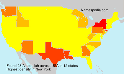 Surname Alabdullah in USA Surname Alabdullah in USA
