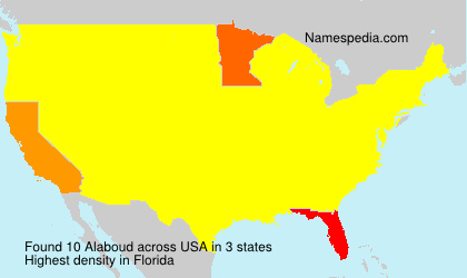 Surname Alaboud in USA Surname Alaboud in USA