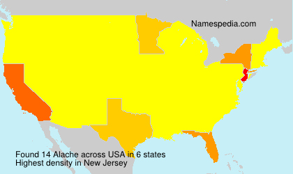 Surname Alache in USA Surname Alache in USA