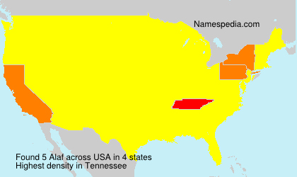 Surname Alaf in USA Surname Alaf in USA