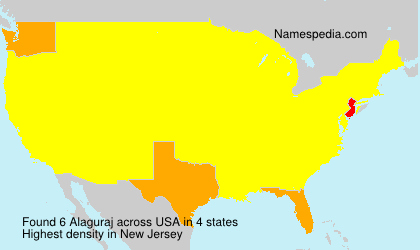 Surname Alaguraj in USA Surname Alaguraj in USA