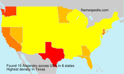 Surname Alajandro in USA Surname Alajandro in USA