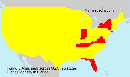 Surname Alajarmeh in USA Surname Alajarmeh in USA