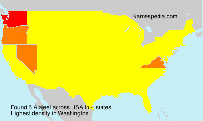 Surname Alajeel in USA Surname Alajeel in USA