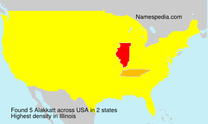 Surname Alakkatt in USA Surname Alakkatt in USA