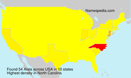 Surname Alala in USA Surname Alala in USA