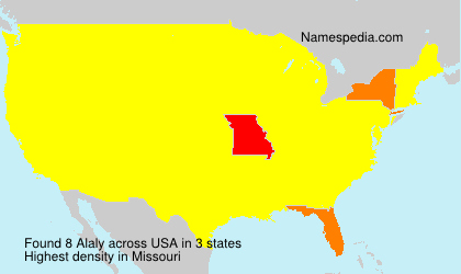 Surname Alaly in USA Surname Alaly in USA