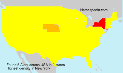 Surname Alant in USA Surname Alant in USA