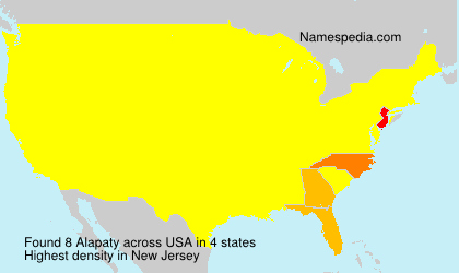 Surname Alapaty in USA Surname Alapaty in USA