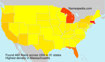 Surname Alarie in USA Surname Alarie in USA