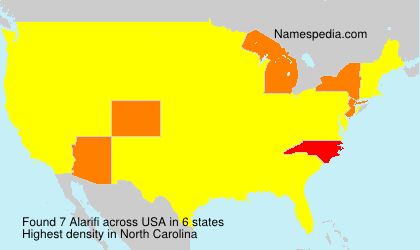 Surname Alarifi in USA Surname Alarifi in USA