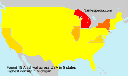 Surname Alashwal in USA Surname Alashwal in USA
