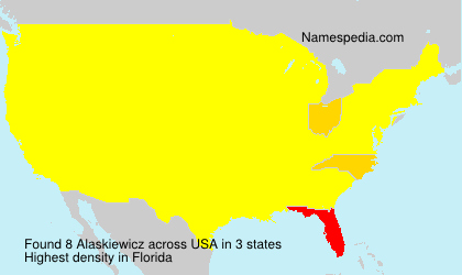 Surname Alaskiewicz in USA Surname Alaskiewicz in USA