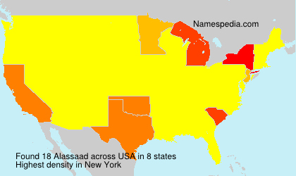 Surname Alassaad in USA Surname Alassaad in USA