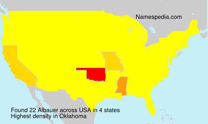 Surname Albauer in USA Surname Albauer in USA