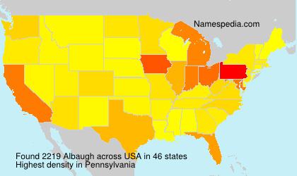Surname Albaugh in USA Surname Albaugh in USA