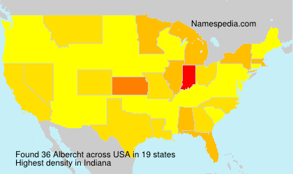 Surname Albercht in USA Surname Albercht in USA