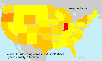 Surname Alberding in USA Surname Alberding in USA