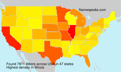 Surname Albers in USA Surname Albers in USA