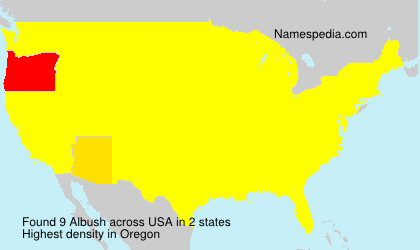 Surname Albush in USA Surname Albush in USA