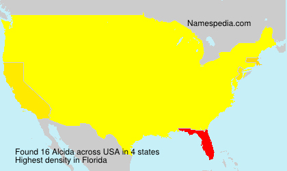 Surname Alcida in USA Surname Alcida in USA
