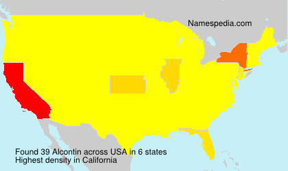 Surname Alcontin in USA Surname Alcontin in USA
