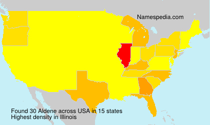 Surname Aldene in USA Surname Aldene in USA