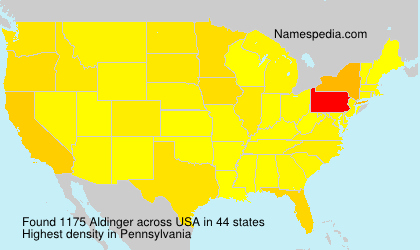 Surname Aldinger in USA Surname Aldinger in USA