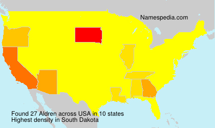 Surname Aldren in USA Surname Aldren in USA