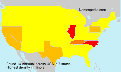 Surname Aldroubi in USA Surname Aldroubi in USA