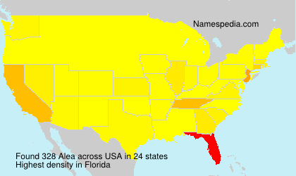Surname Alea in USA Surname Alea in USA