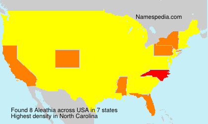 Surname Aleathia in USA Surname Aleathia in USA