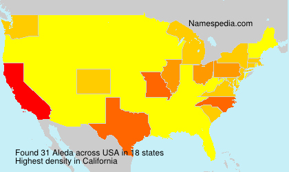 Surname Aleda in USA Surname Aleda in USA