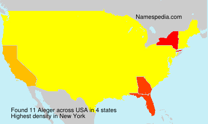 Surname Aleger in USA Surname Aleger in USA