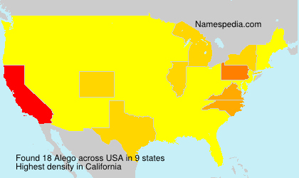 Surname Alego in USA Surname Alego in USA
