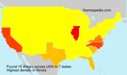 Surname Alegro in USA Surname Alegro in USA