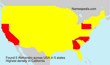 Surname Alehandro in USA Surname Alehandro in USA