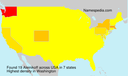 Surname Aleinikoff in USA Surname Aleinikoff in USA