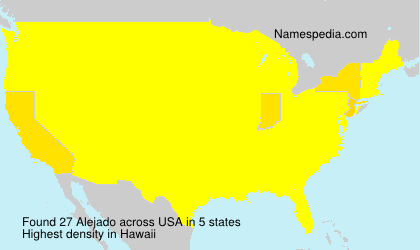 Surname Alejado in USA Surname Alejado in USA