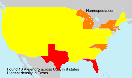 Surname Alejendro in USA Surname Alejendro in USA