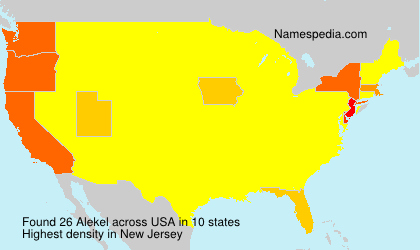 Surname Alekel in USA Surname Alekel in USA