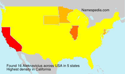 Surname Aleknavicius in USA Surname Aleknavicius in USA